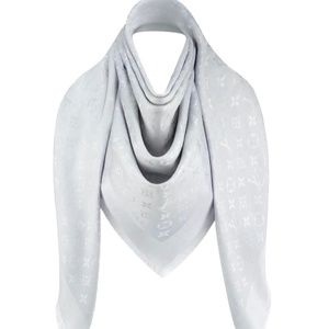 New Louis Vuitton scarf Monogram M77358 wool silk